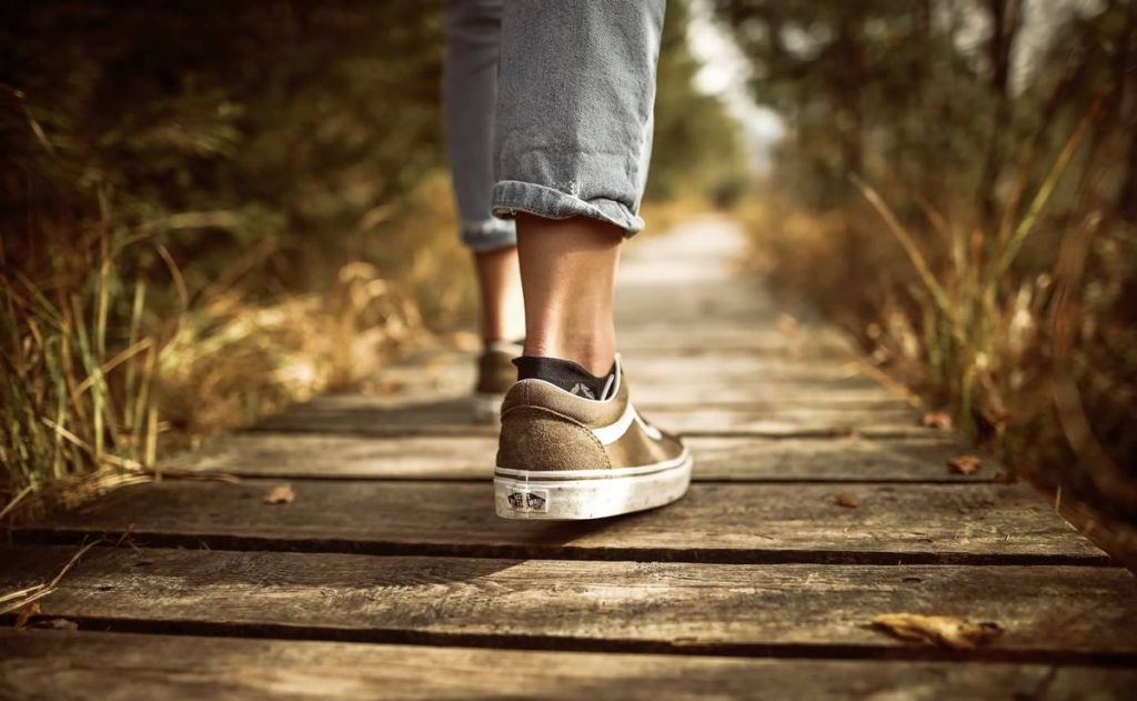 feet walking